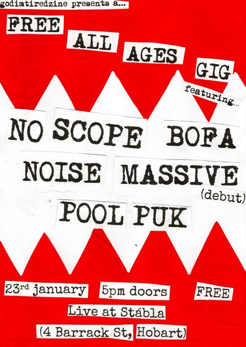 No Scope, BOFA, Noise Massive, Pool Puk